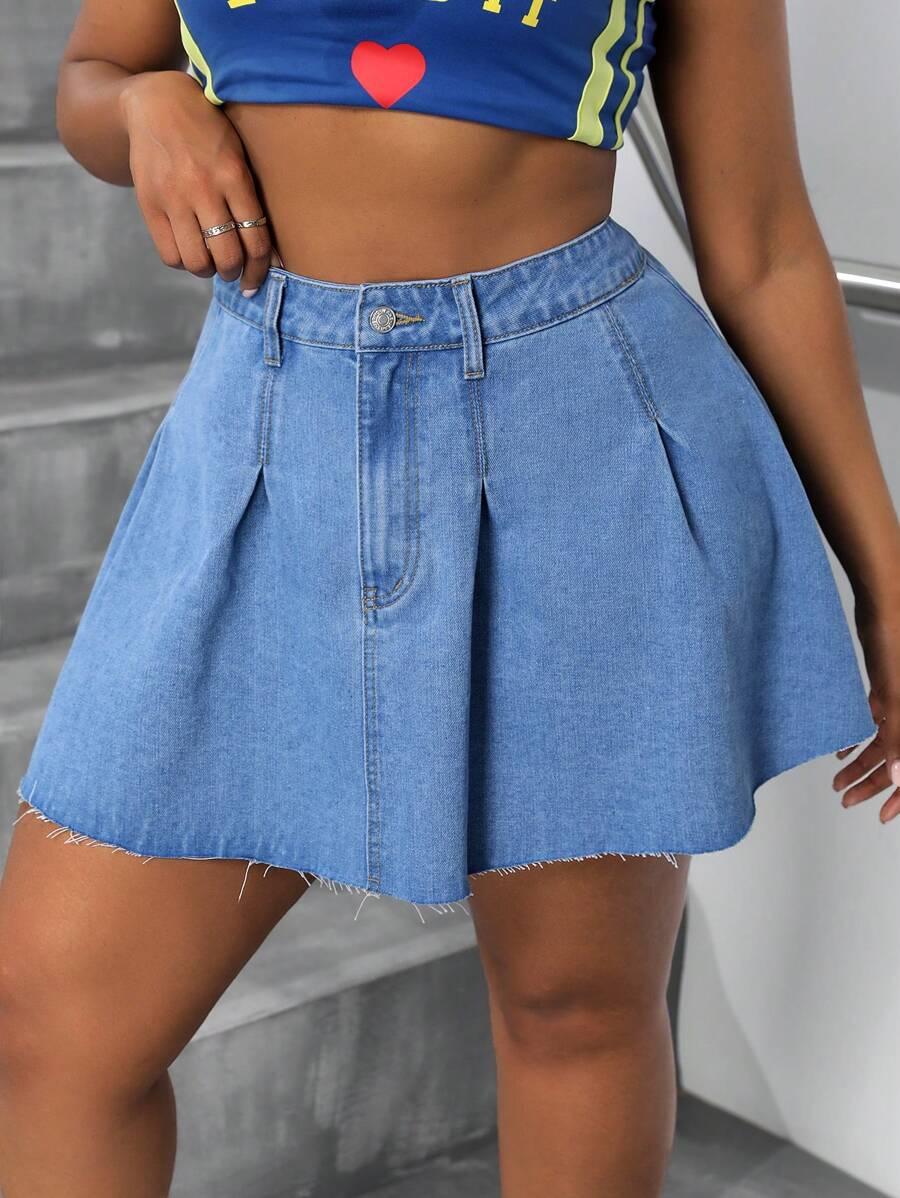SPÓDNICA JEANSOWA MINI