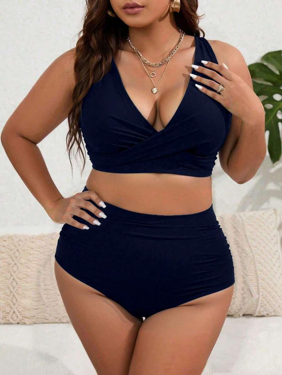 granatowa góra od bikini 