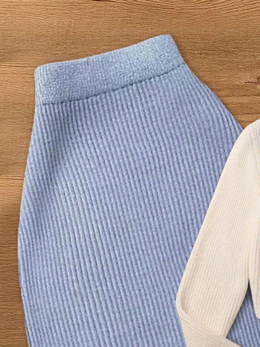 sweter spódnica komplet