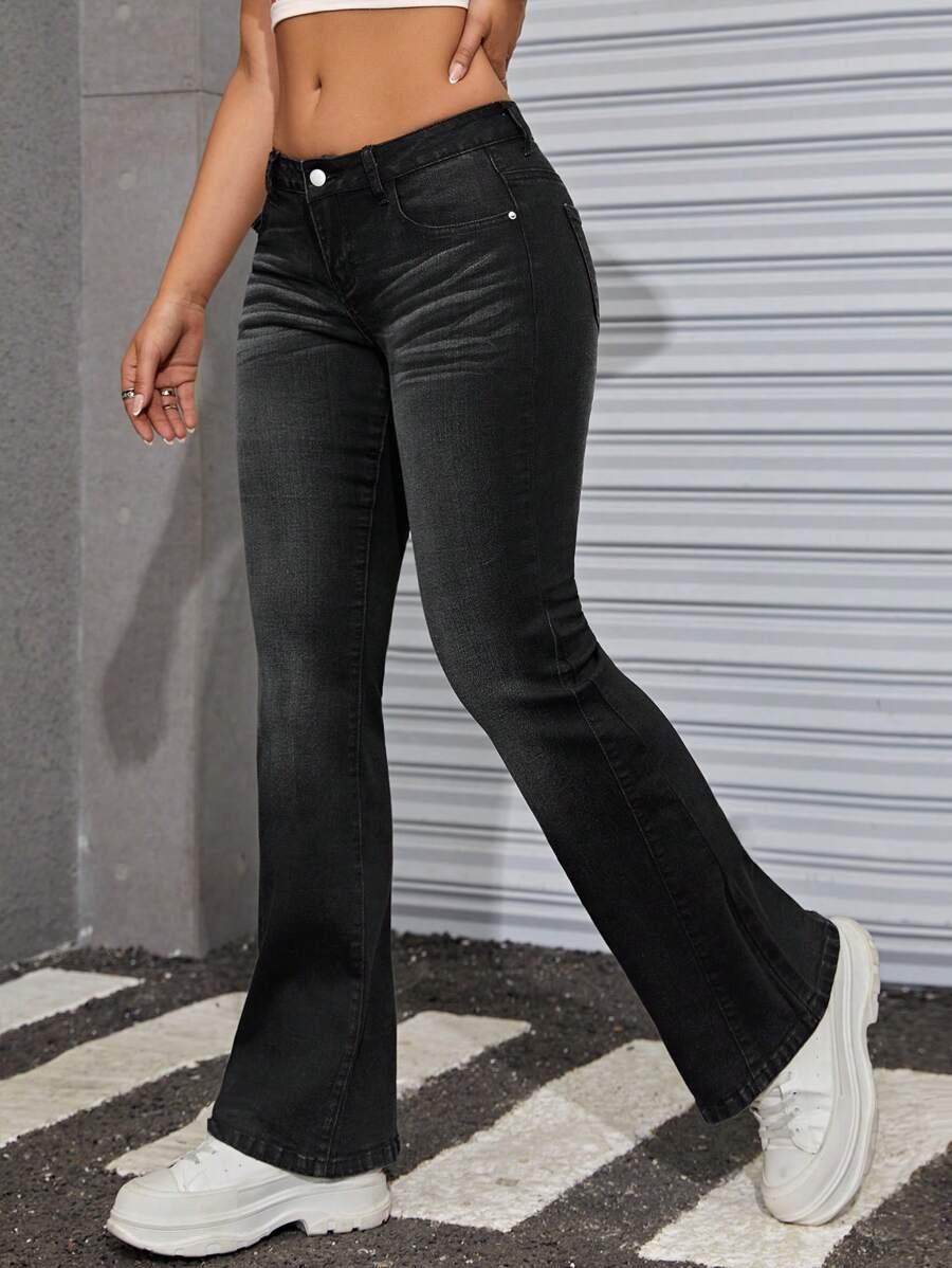 czarne spodnie jeans