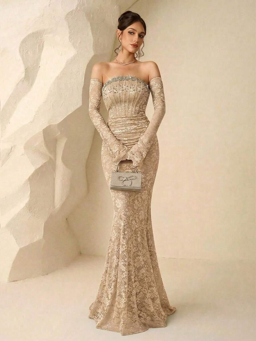 SUKIENKA KORONKOWA MAXI
