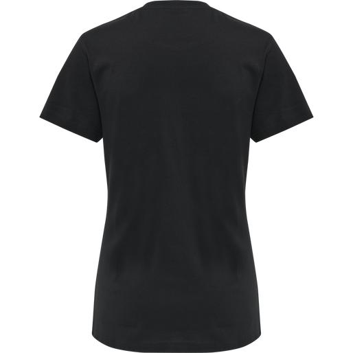 czarny klasyczny t-shirt print