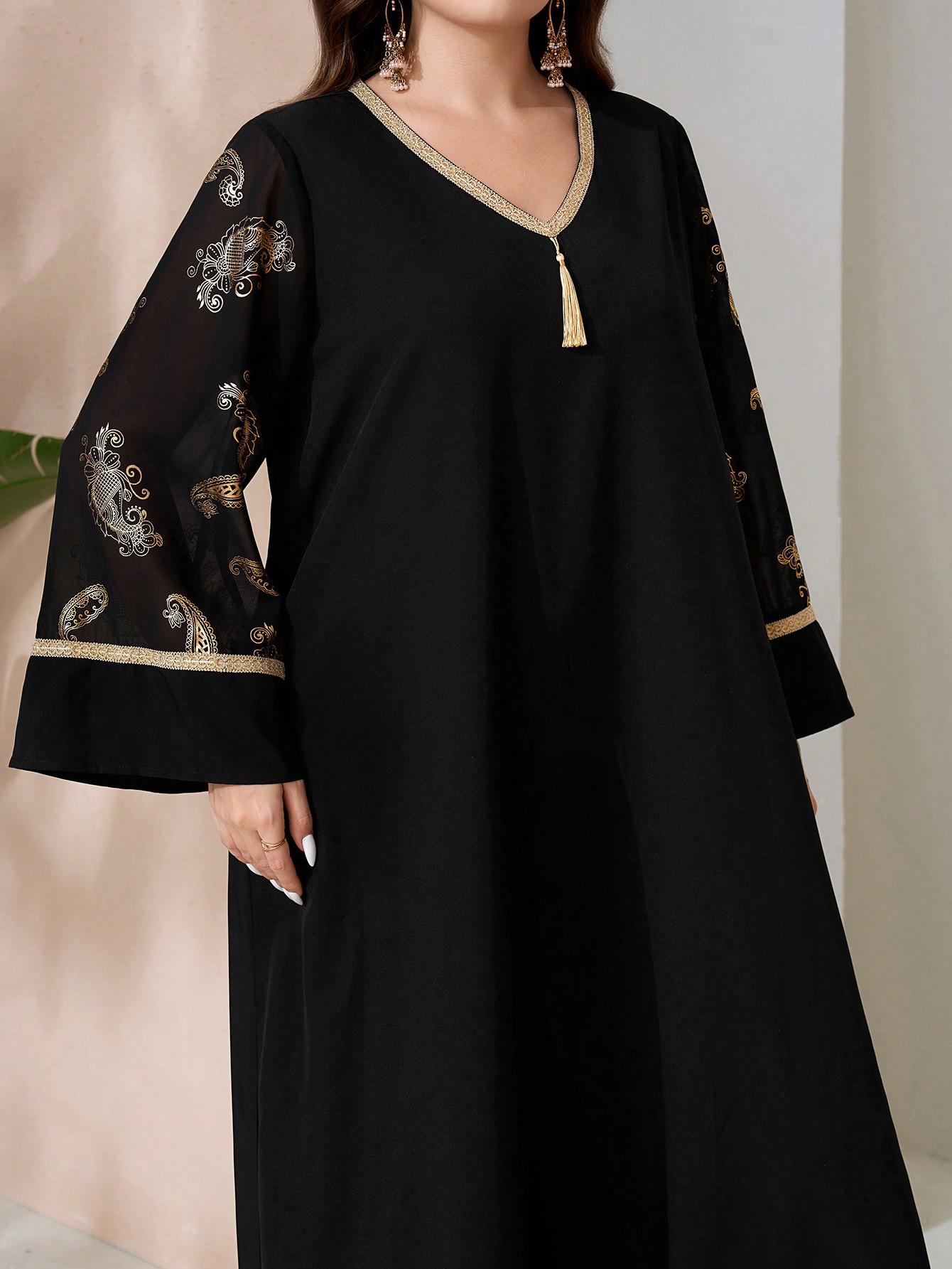 CZARNA MAXI SUKIENKA