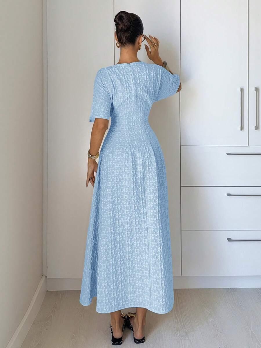 NIEBIESKA MAXI SUKIENKA