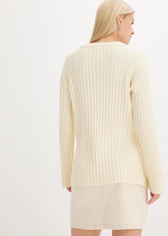 SWETER NADWYMIAROWE W PRĄŻEK