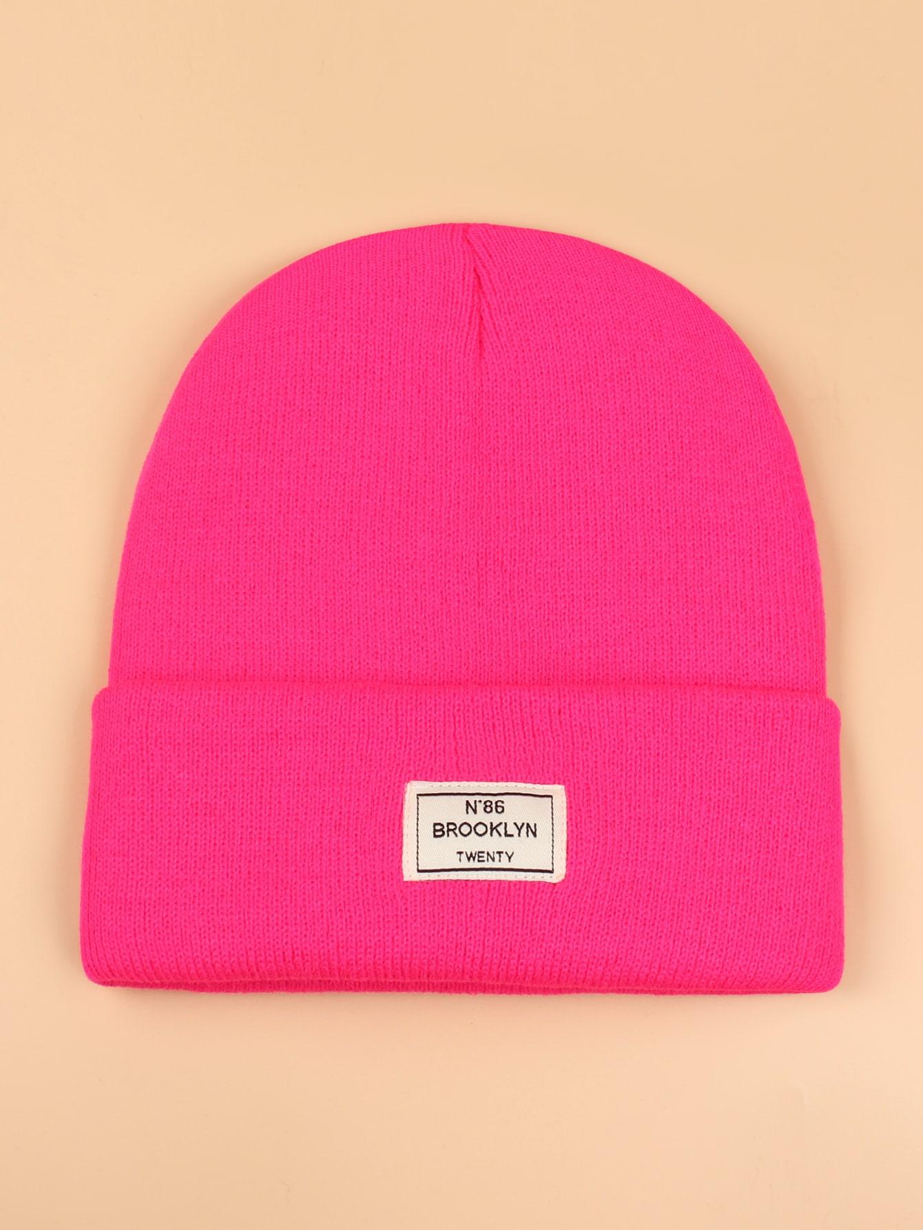 różowa czapka beanie