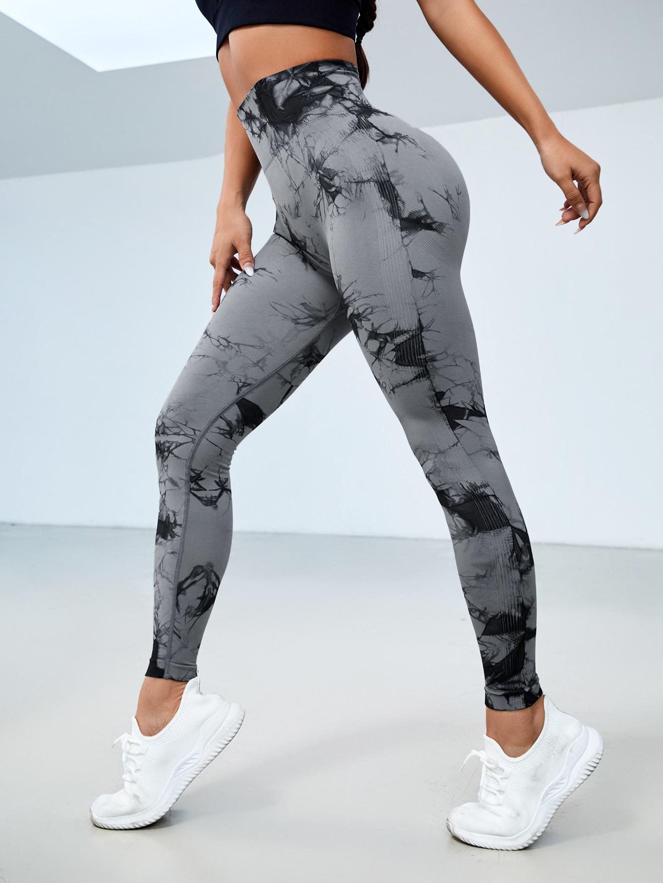 SZARE LEGGINSY WYSOKI STAN