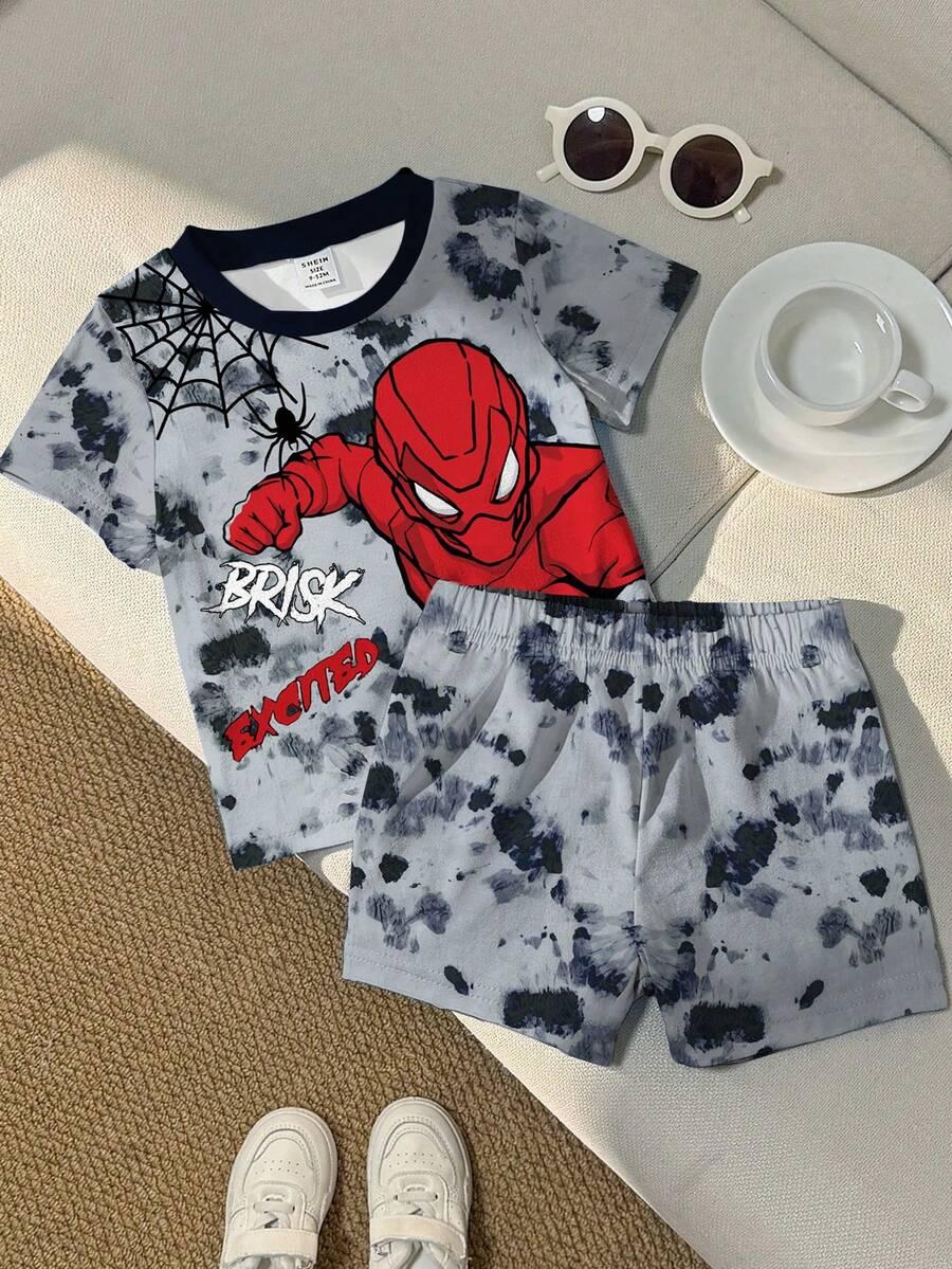KOMPLET CHŁOPIĘCY Z NADRUKIEM SPIDER MAN