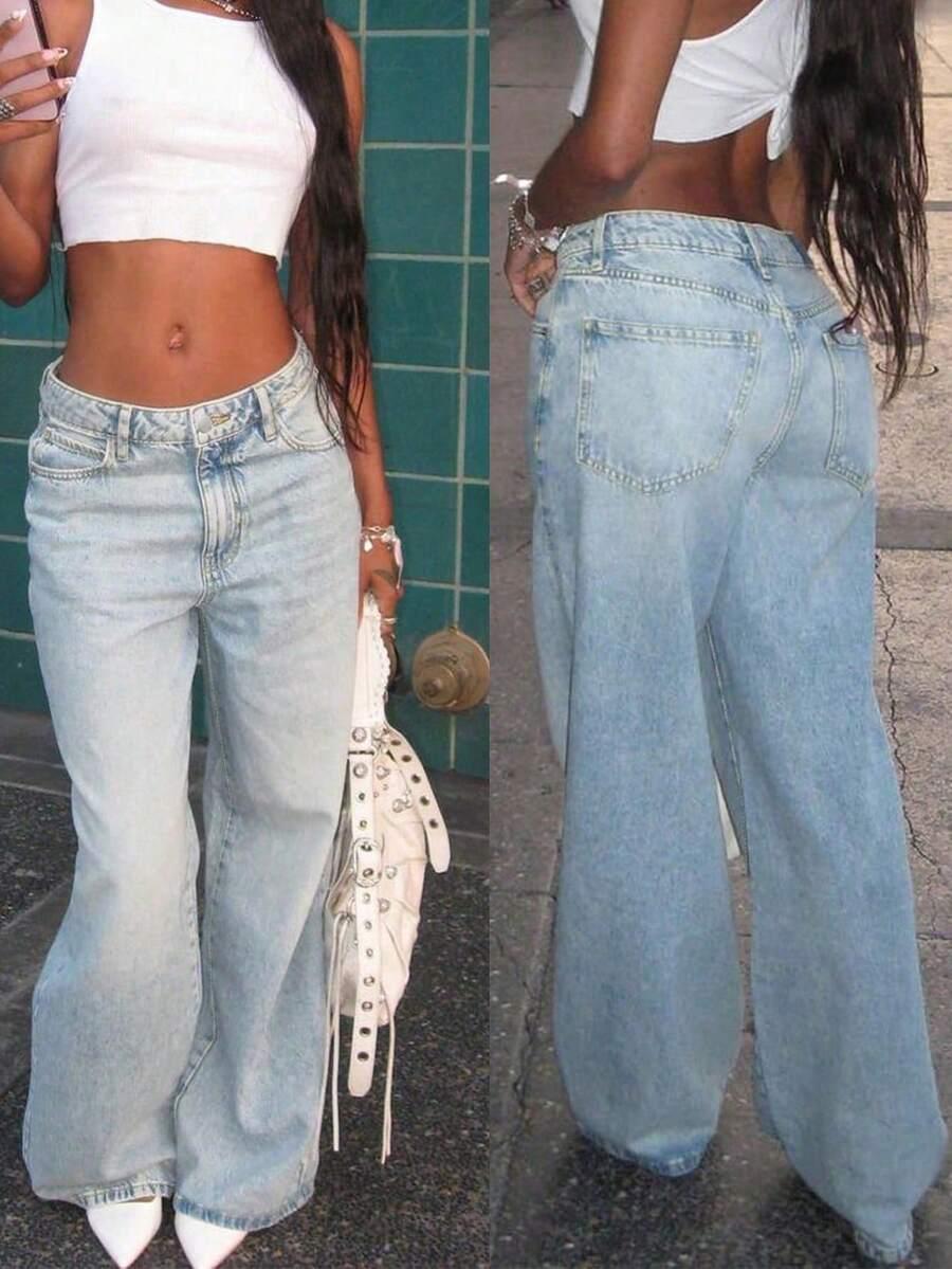SPODNIE JEANS BAGGY