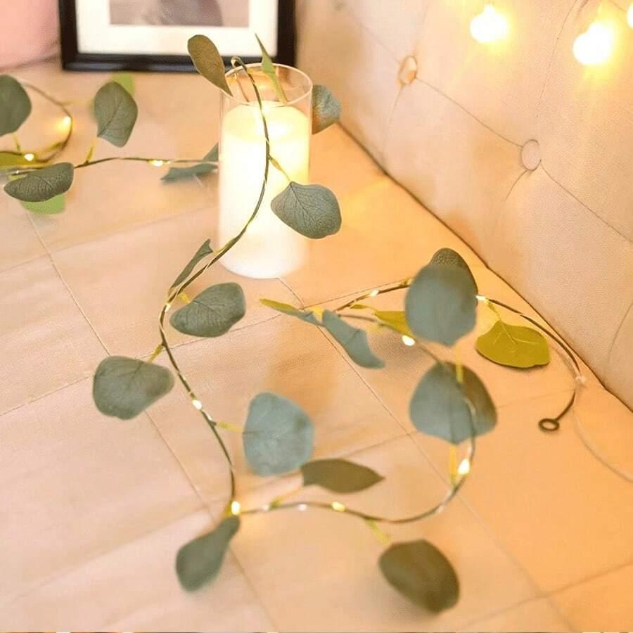 girlanda led roślina