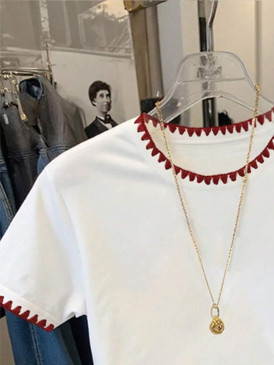 BIAŁY T-SHIRT BASIC 