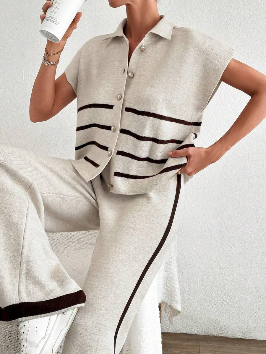 sweter spodnie komplet