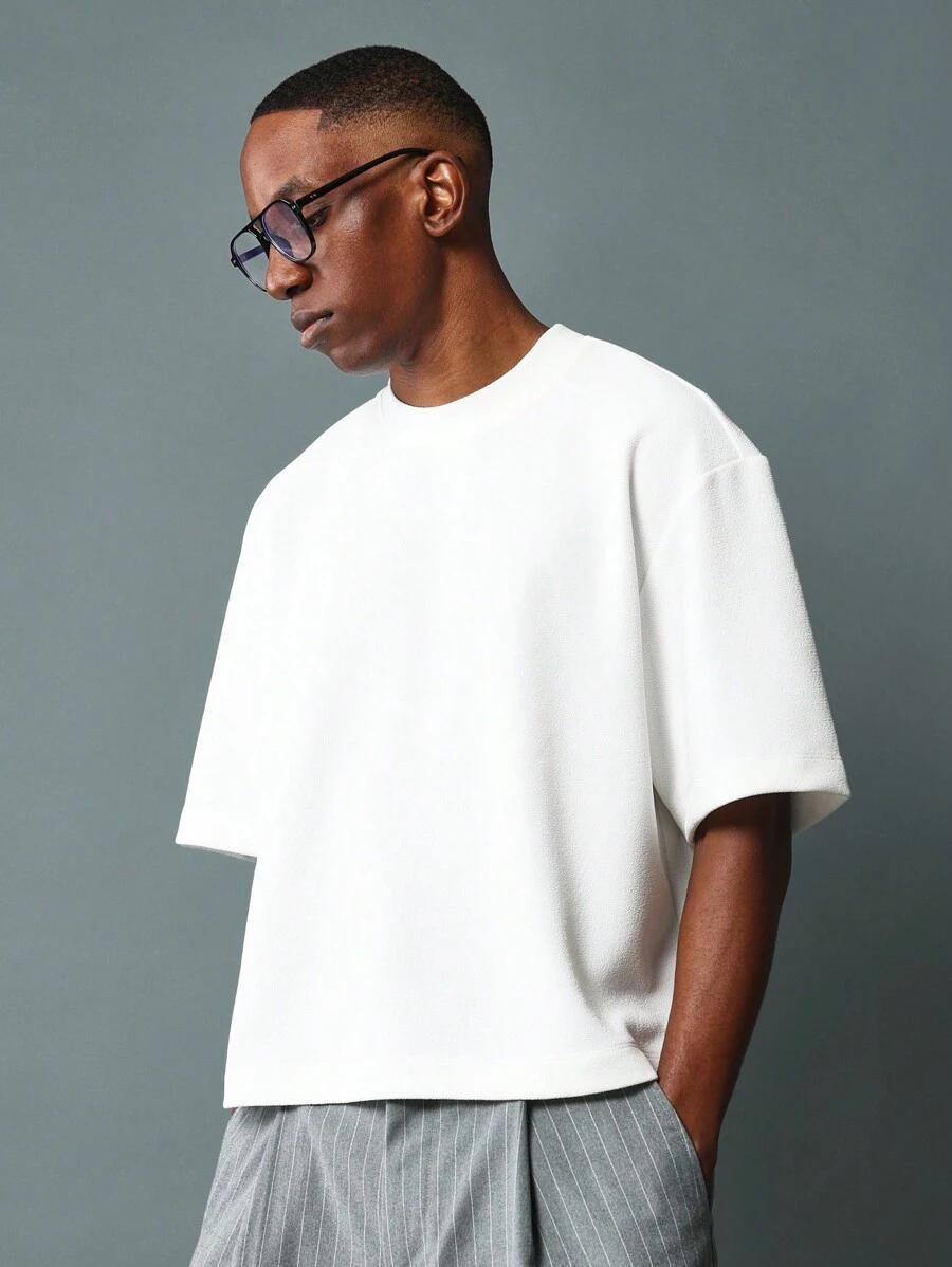 LUŹNY T-SHIRT MĘSKI