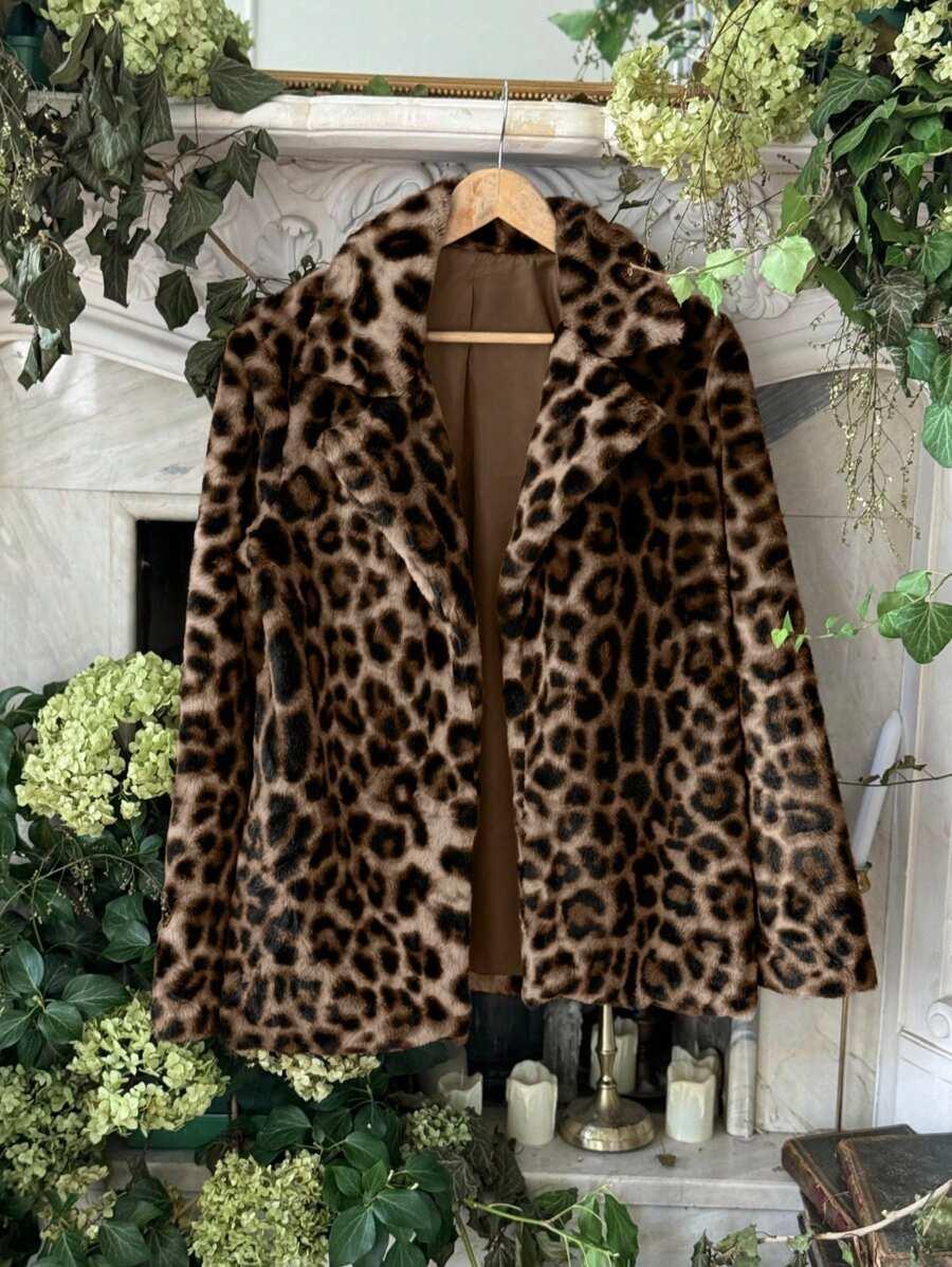 płaszcz animal print