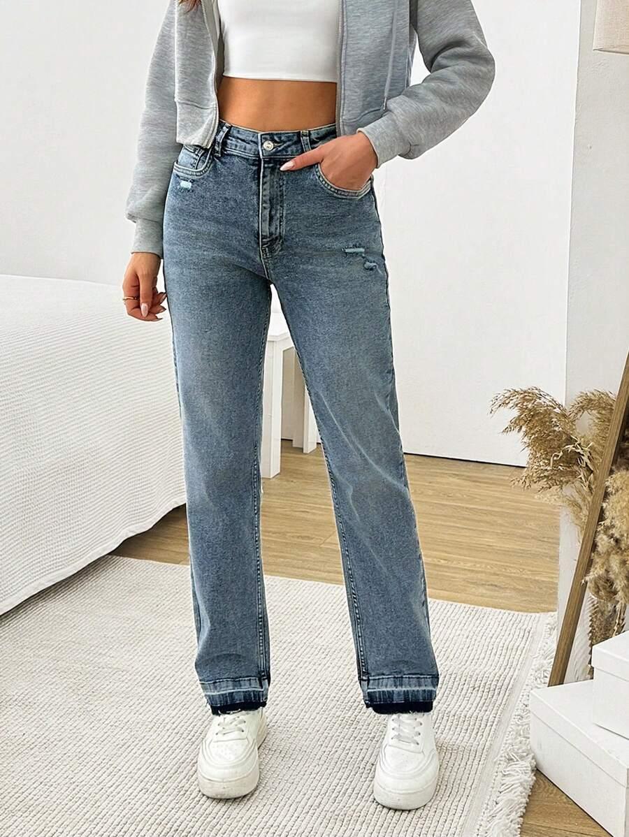JEANSY DAMSKIE MOM JEANS WYSOKI STAN