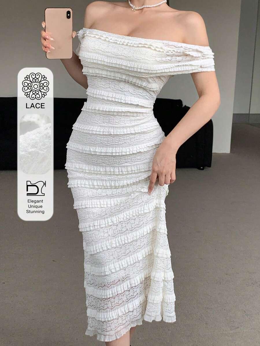 SUKIENKA BOHO MAXI Z ODKRYTYMI RAMIONAMI