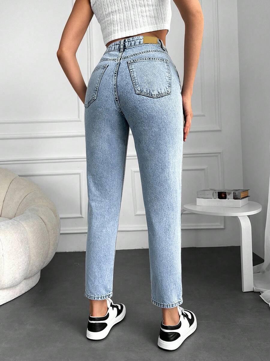 SPODNIE JEANS WYSOKI STAN