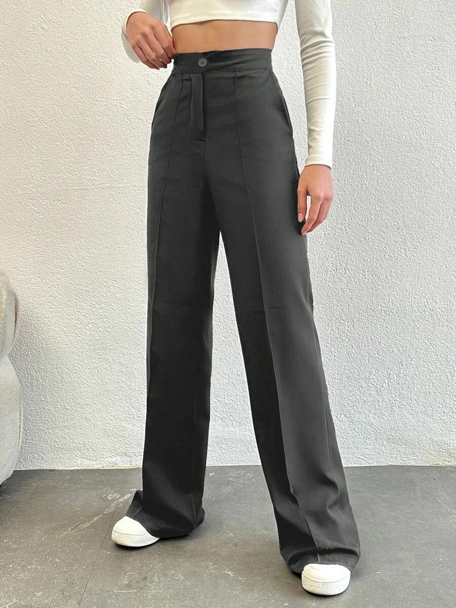 SZARE SPODNIE CASUAL