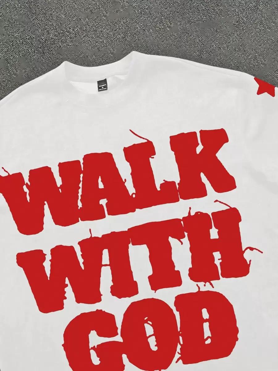 T-SHIRT MĘSKI Z NADRUKIEM