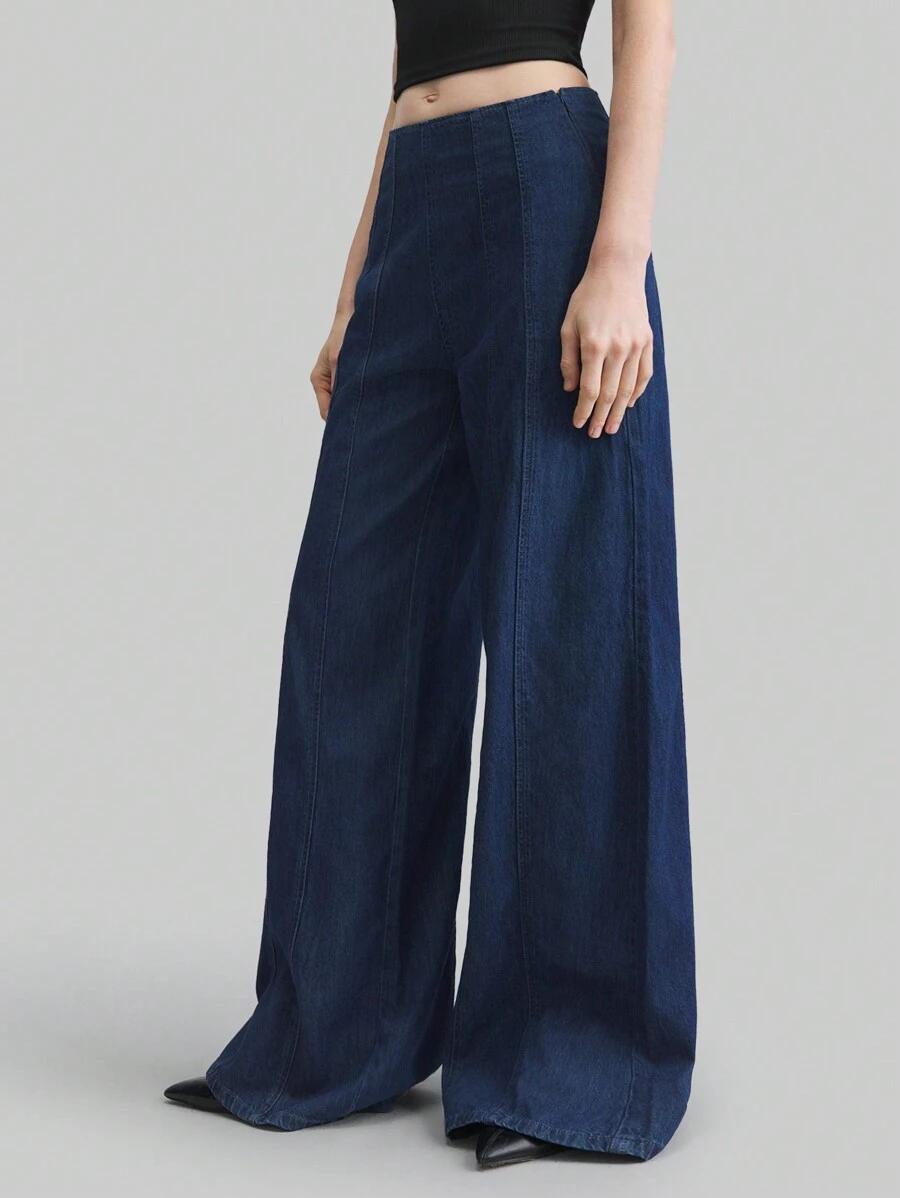 NIEBIESKIE SPODNIE JEANS 