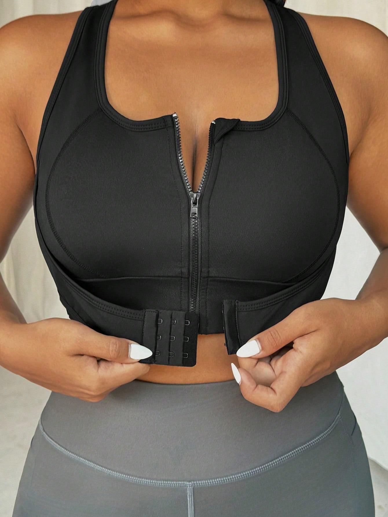 CZARNY SPORTOWY TOP
