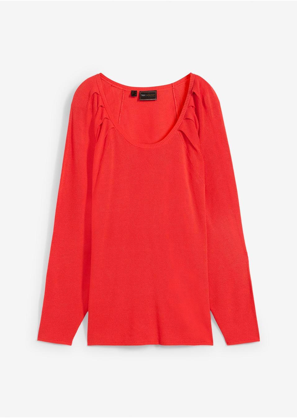 SWETER Z DZIANINY 