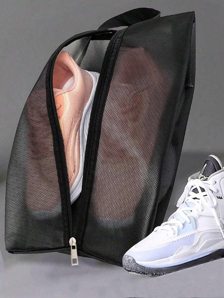 CZARNY worek na buty zip