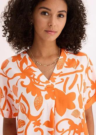 bluzka v-neck print