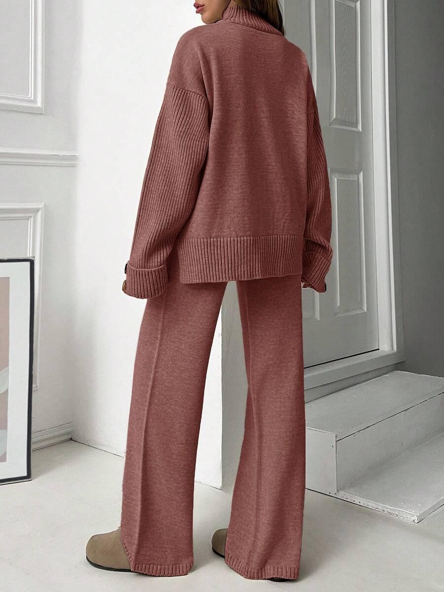 sweter spodnie komplet