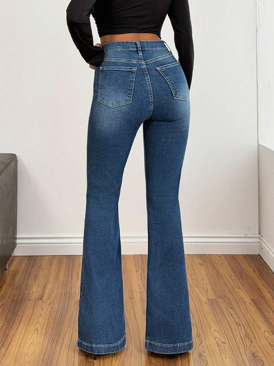 NIEBIESKIE SPODNIE JEANS