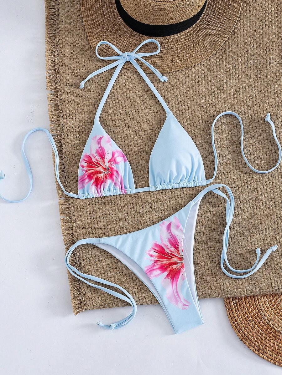 niebieski BIKINI DÓŁ