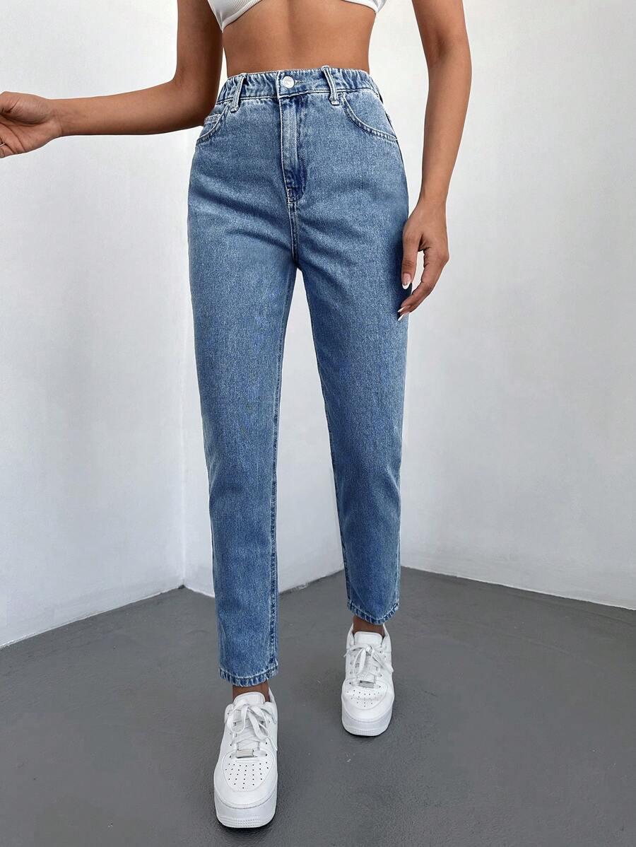SPODNIE JEANS RURKI