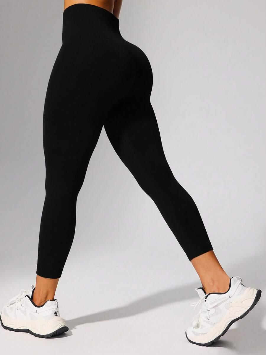 CZARNE LEGGINSY wysoki stan