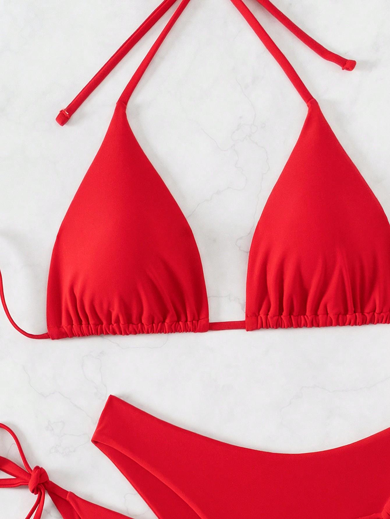 trzyczęściowy komplet bikini