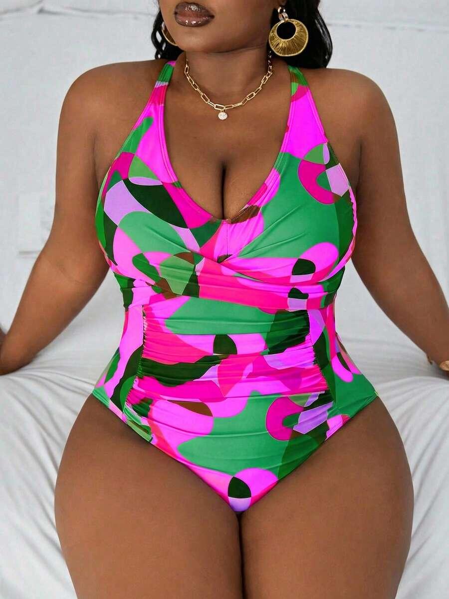 jednoczęściowy kostium kąpielowy cross back