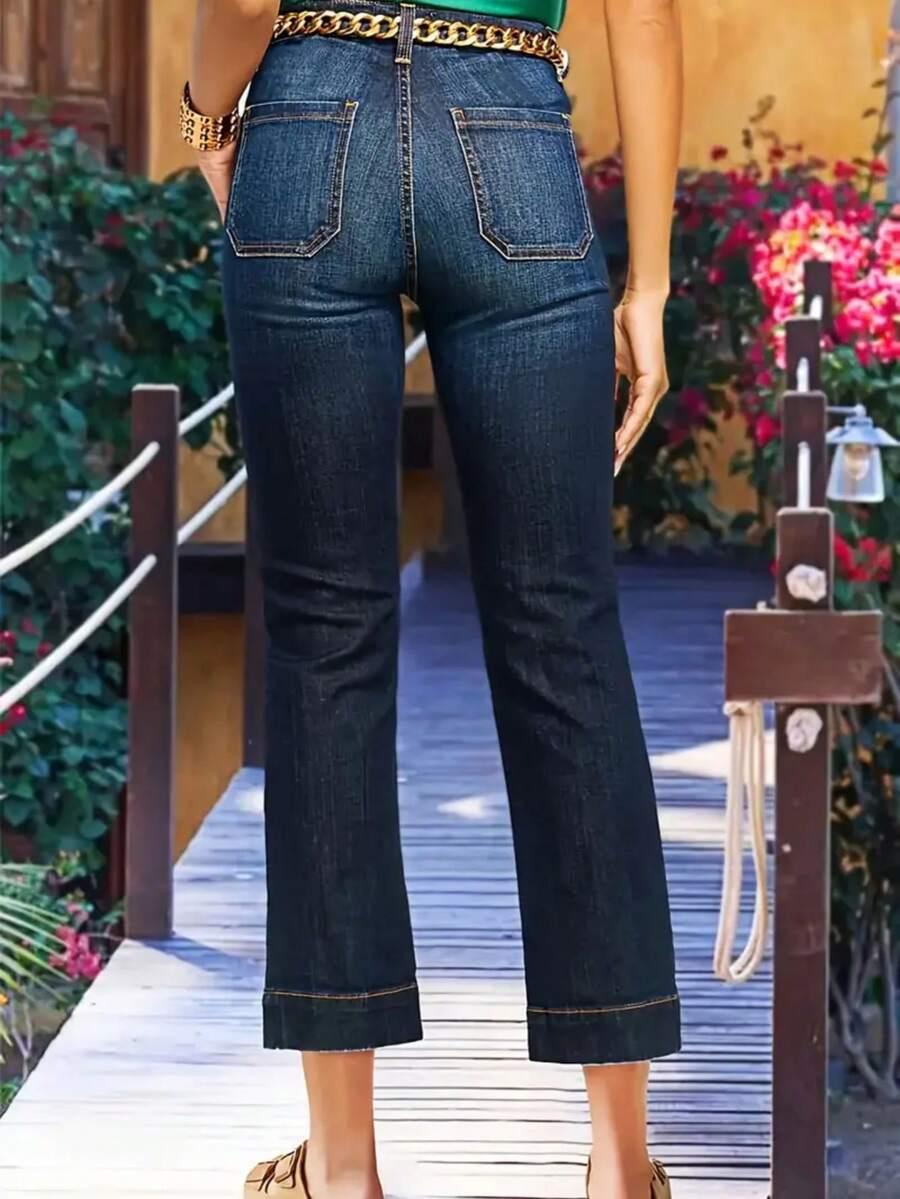NIEBIESKIE SPODNIE JEANS