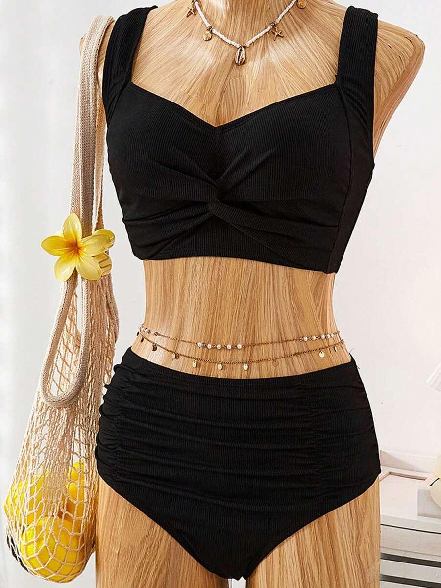 czarny dół od bikini 