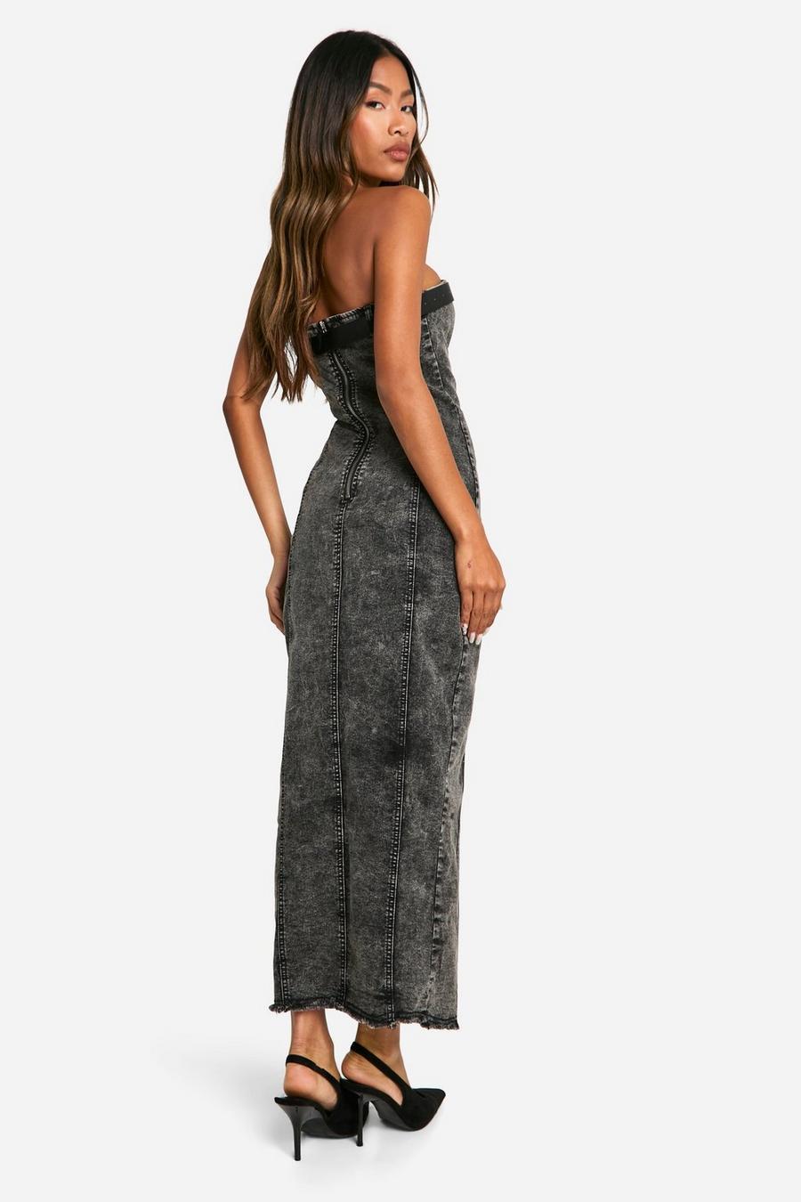 CZARNA SUKIENKA JEANS