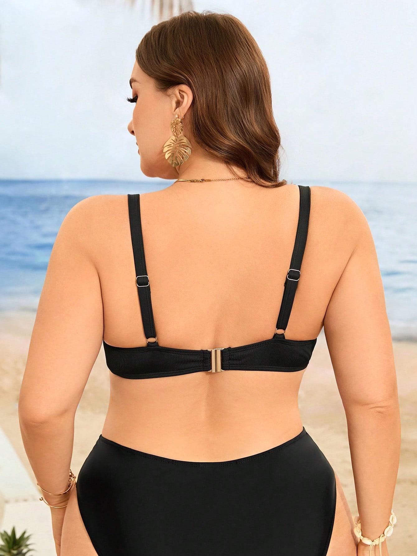 czarna góra od bikini 