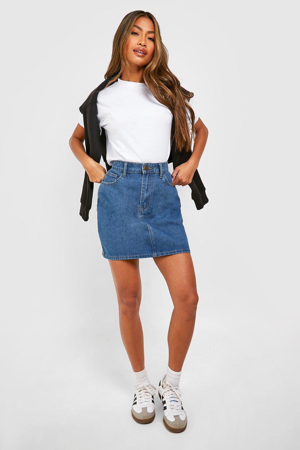 SPÓDNICA JEANSOWA MINI