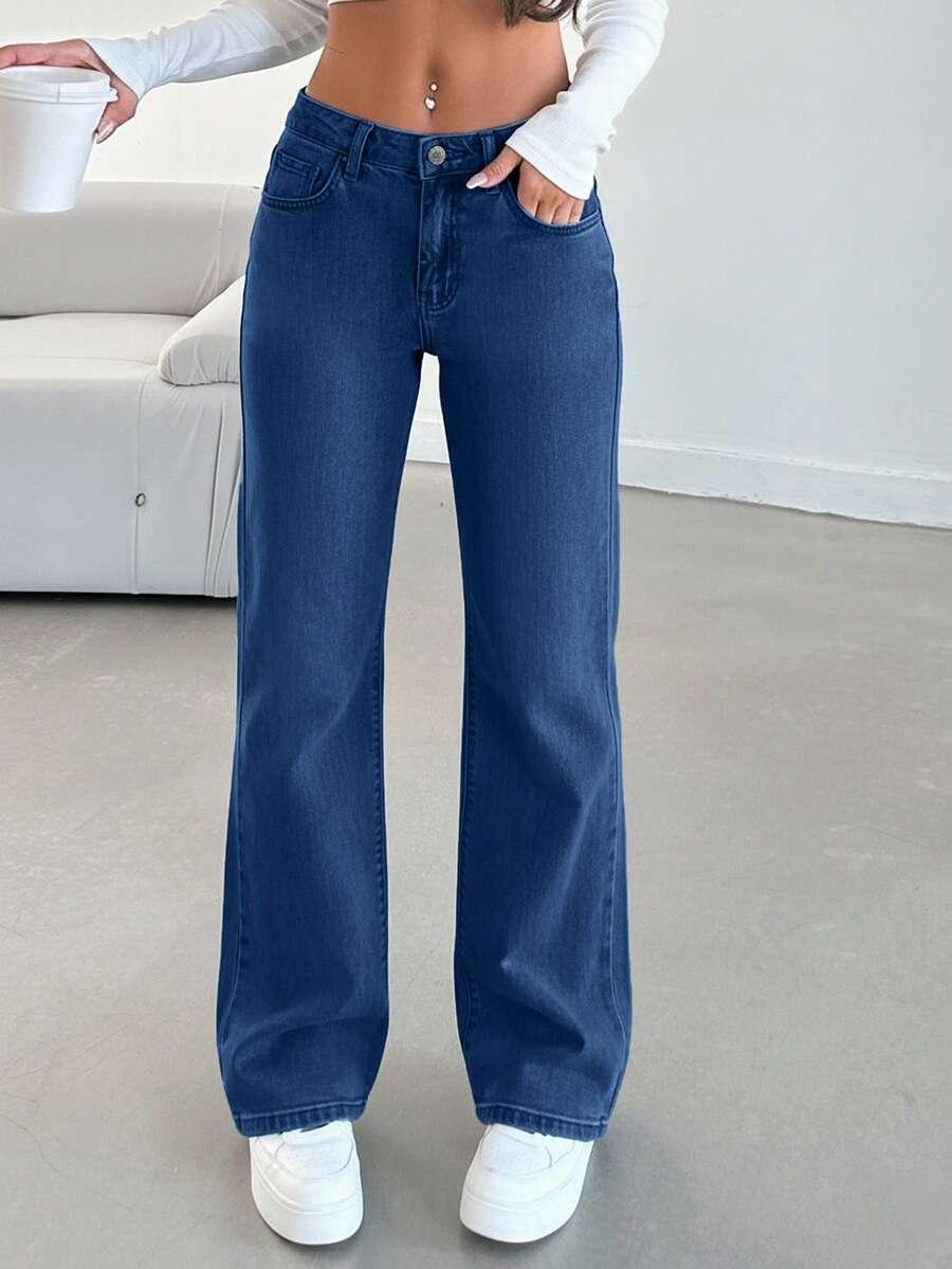 NIEBIESKIE SPODNIE JEANS