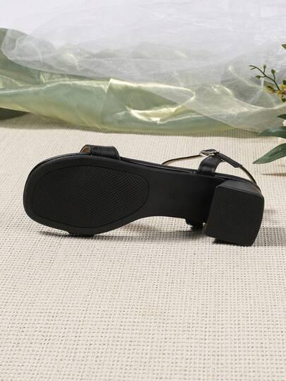 CZARNE SANDAŁY OBCAS