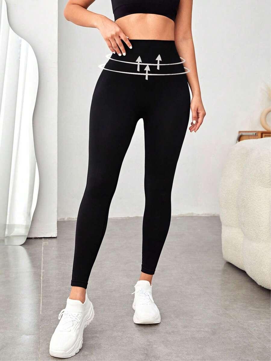 CZARNE LEGGINSY WYSOKI STAN