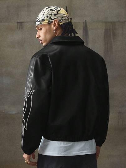 czarna kurtka bomber