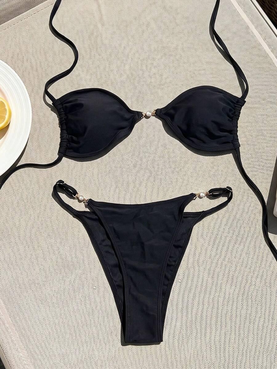 CZARNY KOMPLET BIKINI