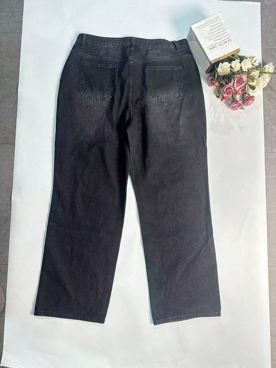 czarne spodnie jeans