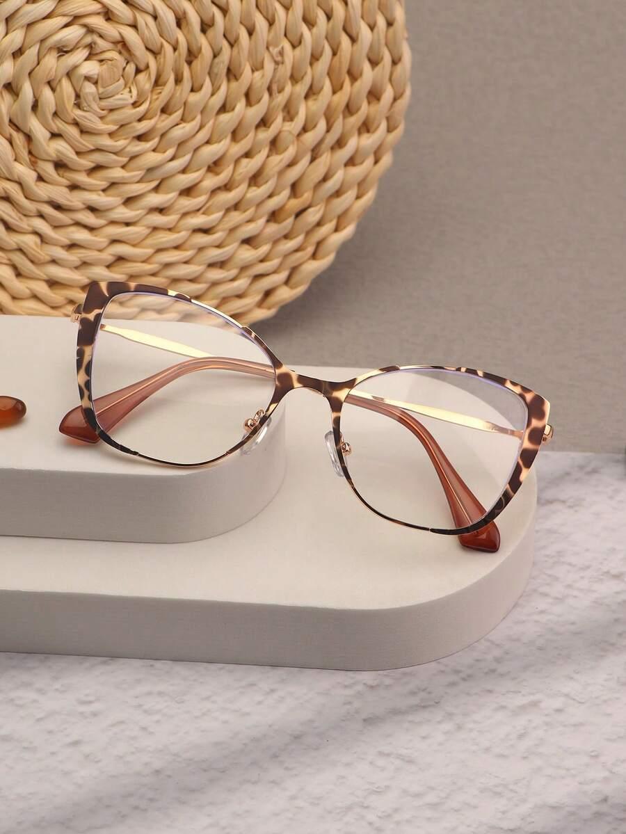 okulary zerówki animal print
