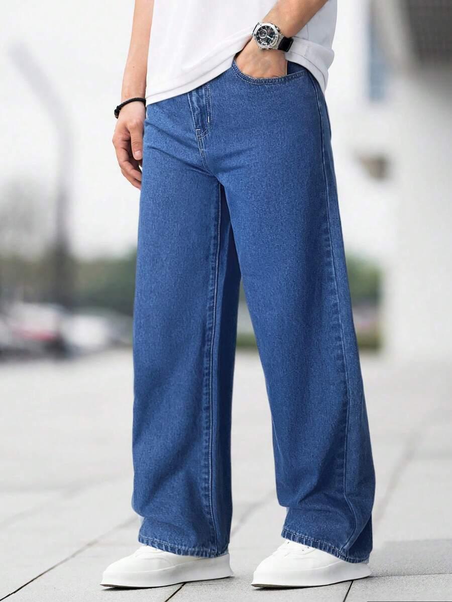 proste spodnie jeans