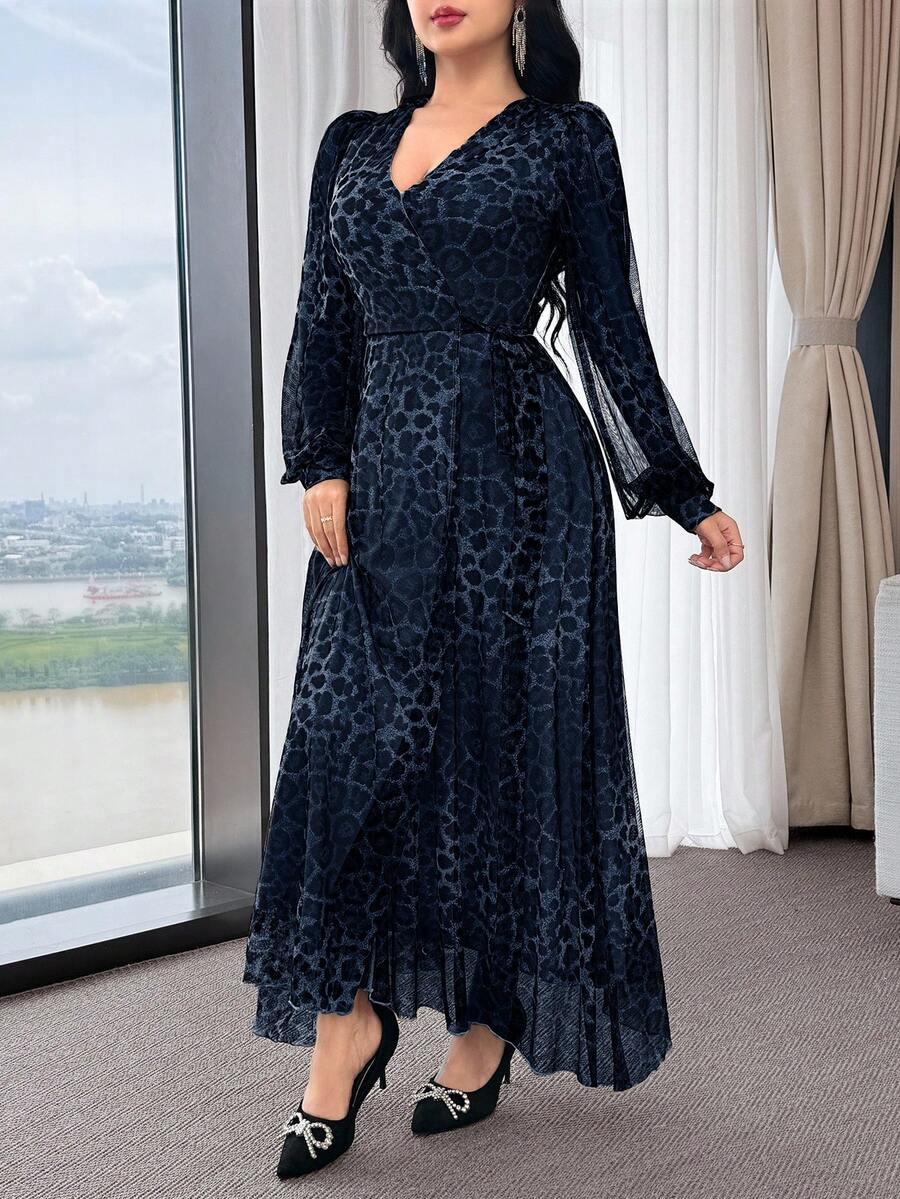 maxi sukienka animal print