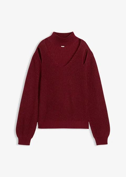 SWETER DAMSKI GOLF BAWEŁNIANY